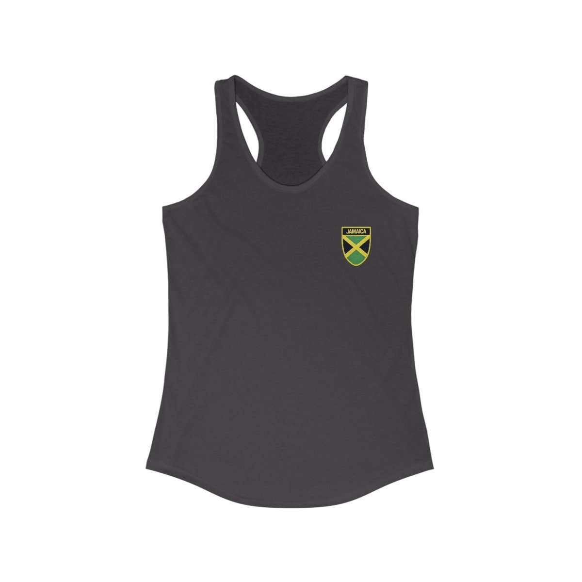 Jamaican Heritage Women Racerback Tank Top - Chinchilla Choons